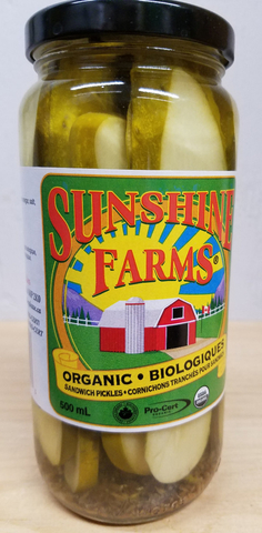 Pickles - Sandwich Sliced (Sunshine Farms)